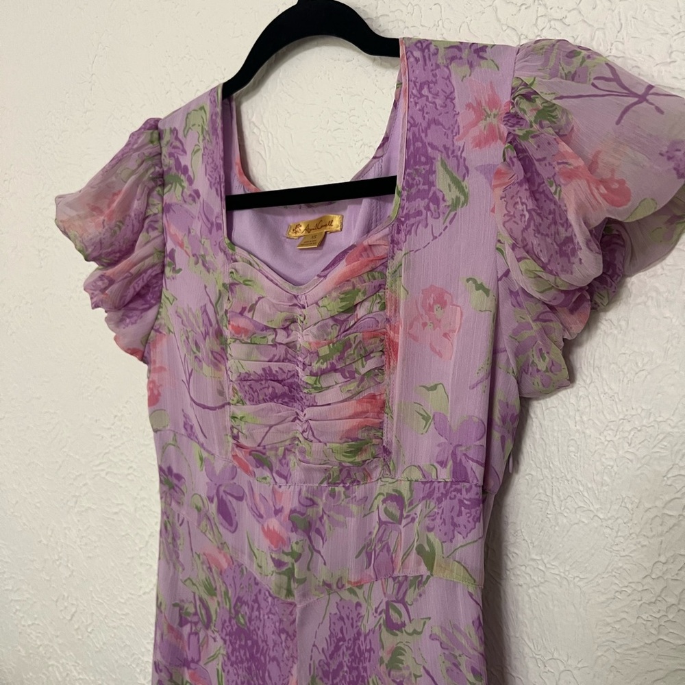 April Cornell Lilac Floral Dress
